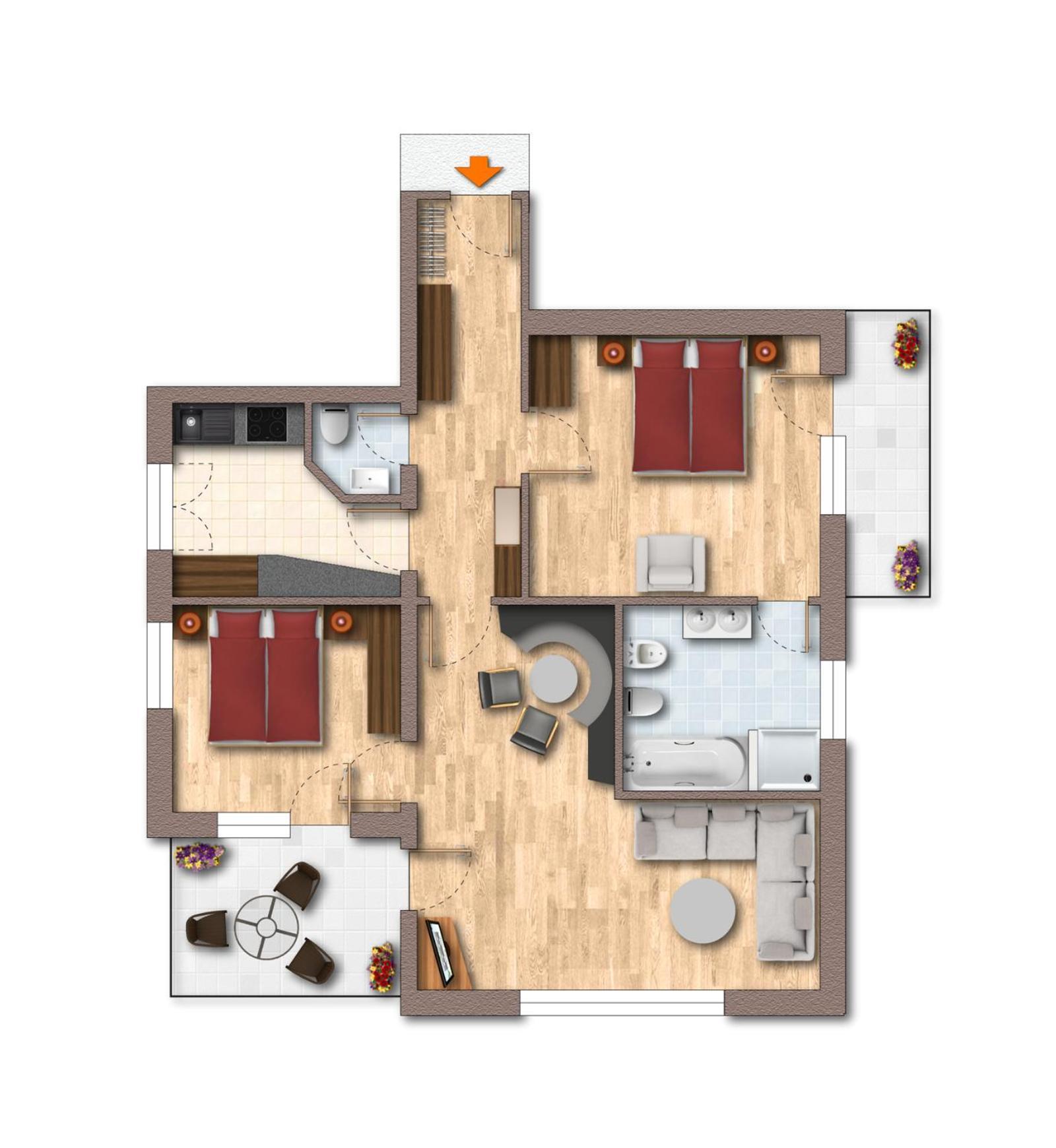Chalet - Appartements Julitta Mayrhofen Luaran gambar